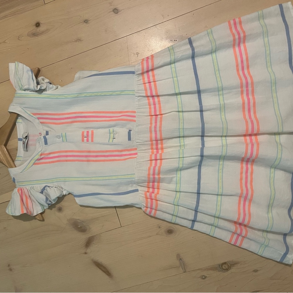 Vineyard Vines Dress with Pink, Blue, and Green Stripes